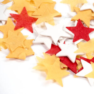 small mixed color stars confetti